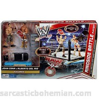 WWE Ringside Battle Playset John Cena & Alberto Del Rio- Walmart Exclusive B00ALXMXMO